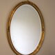 Miroir ovale biseauté 66x46cm