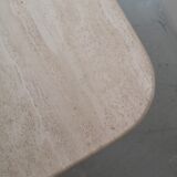 Rectangular travertine coffee table, circa 1970