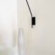 Floating Wall Lamp In Matt Opal Glass By Philips, The Netherlands 1960S