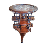 Rotating library rosewood end XIX