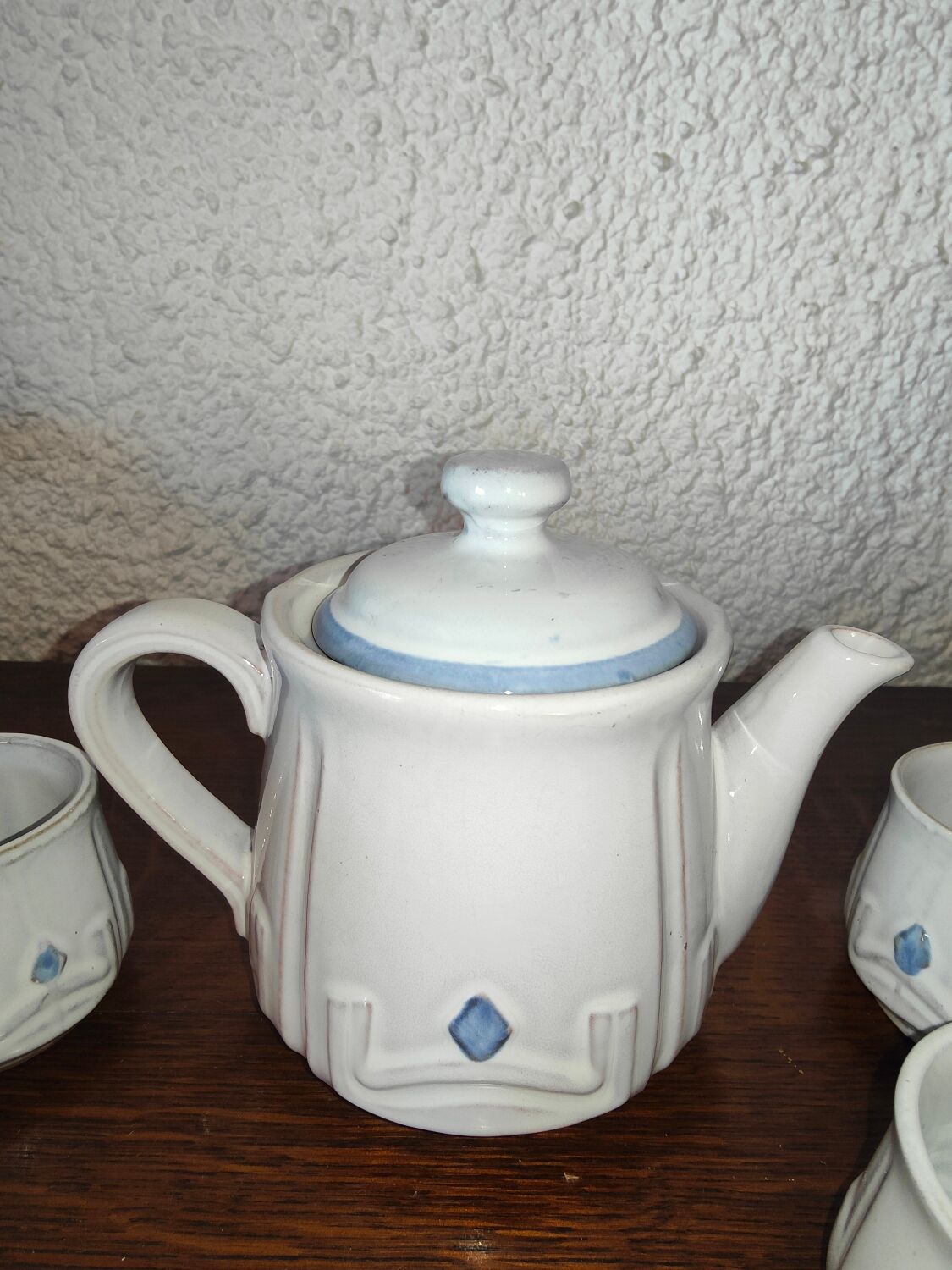 Vintage ceramic coffee set coffee maker with 6 cups