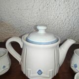 Vintage ceramic coffee set coffee maker with 6 cups