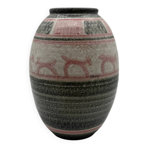 Grand vase en céramique, - 1960s