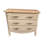 Dresser style Louis XV old painted