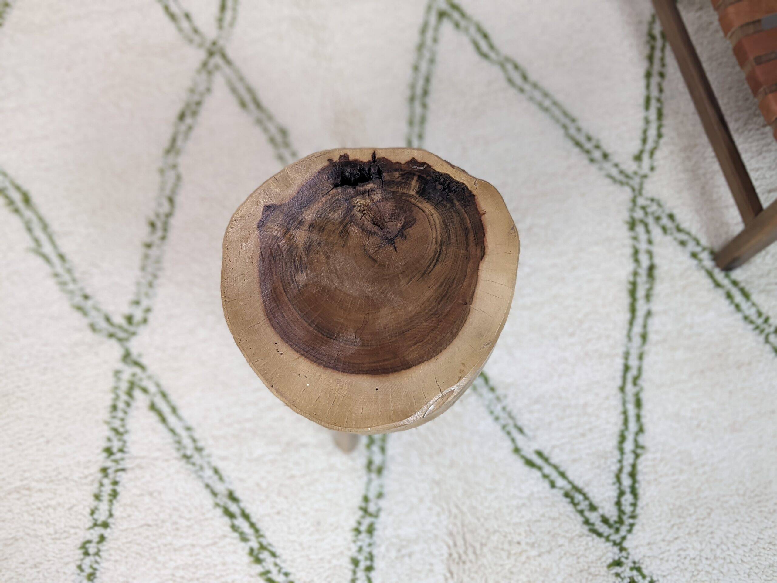 Walnut wood table
