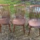 3 Baumann minuet chairs