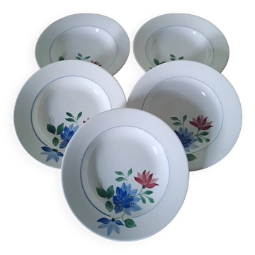 5 assiettes creuses