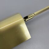 Large 77cm  omi swing arm brass acryl glass wall light italy 1970s