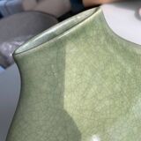 Vase en céramique vert