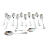 Christofle - Set of 12 Tosca pattern silver-plated table spoons