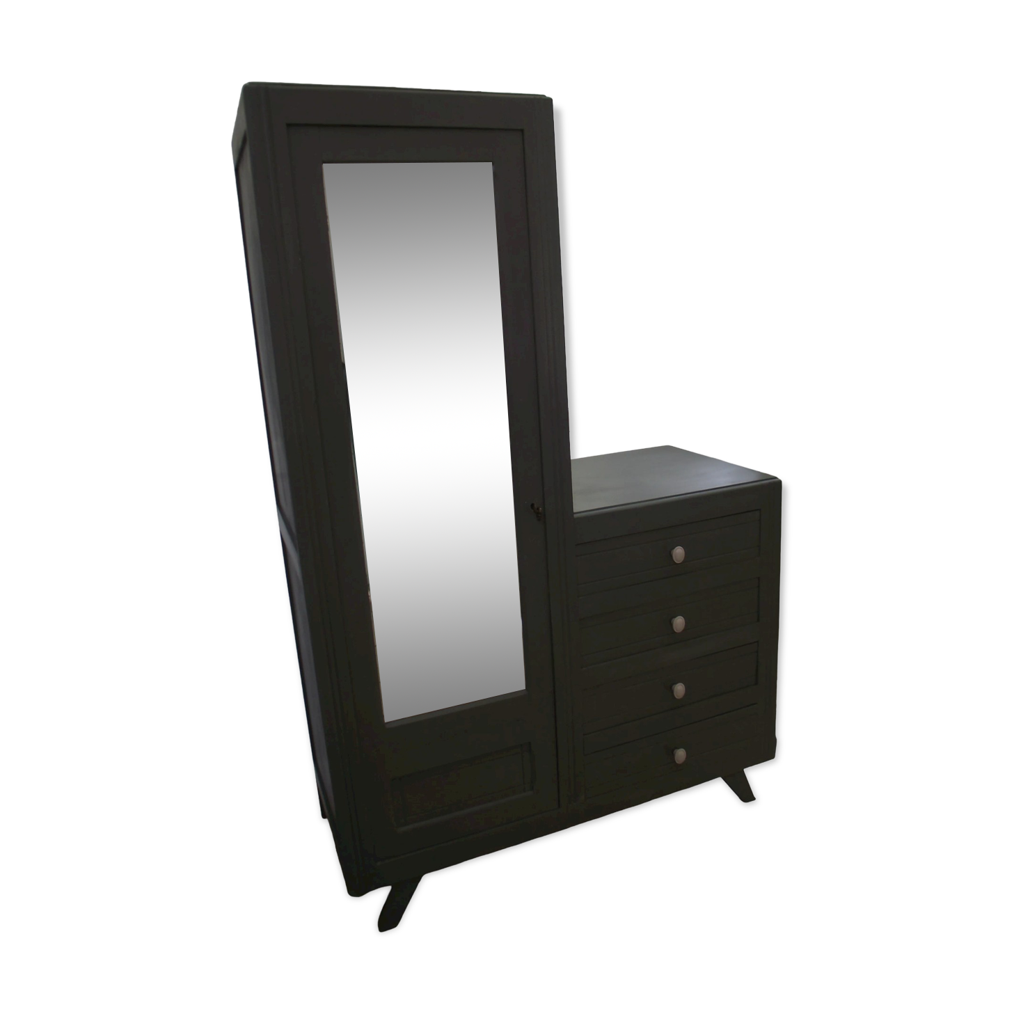 Asymmetrical cabinet from the 50s