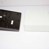 70 square white opaline ceiling