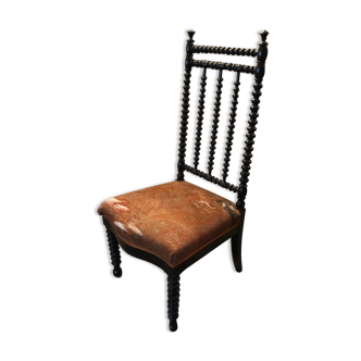 Chaise bobine Napoléon III
