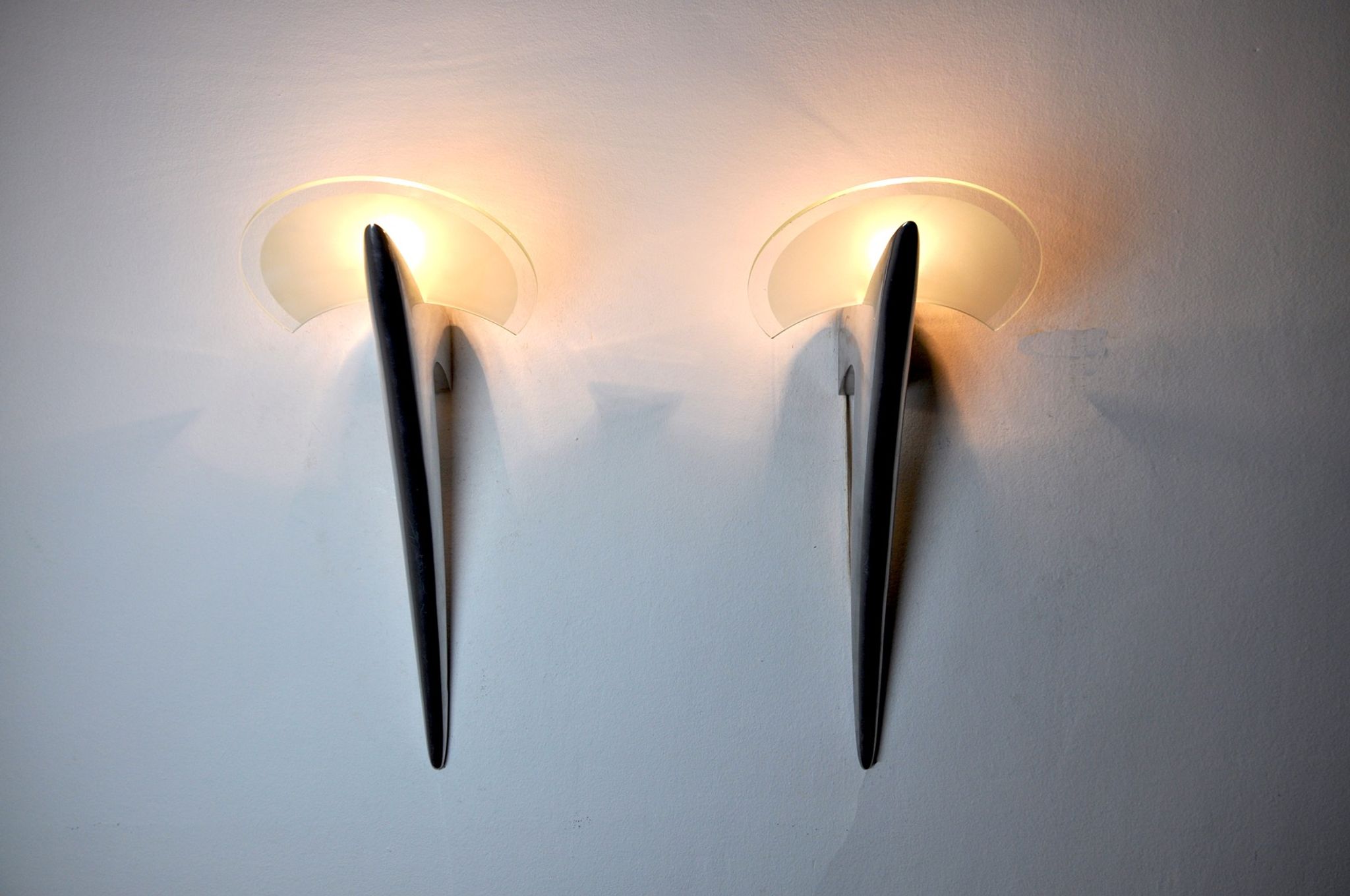 Paire d'applique Metalarte 1970 Espagne