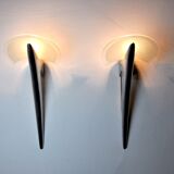 Pair of wall lamps Metalarte, 1970, Spain