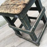 Former green workshop stool