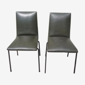 Lot of 2 chairs by Pierre Guariche