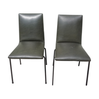 Lot of 2 chairs by Pierre Guariche