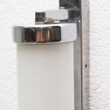 Bauhaus chromed roll wall lamp, 1930´s, Bohemia