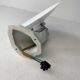 Old ceramic and opaline vintage wall lamp