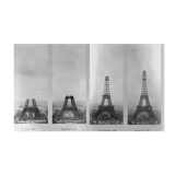 "The construction of the Eiffel Tower" photography