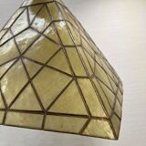 Lustre en nacre et laiton