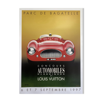 Parc de Bagatelle Poster by Razzia - Small Format - Signed by the artist - On linen