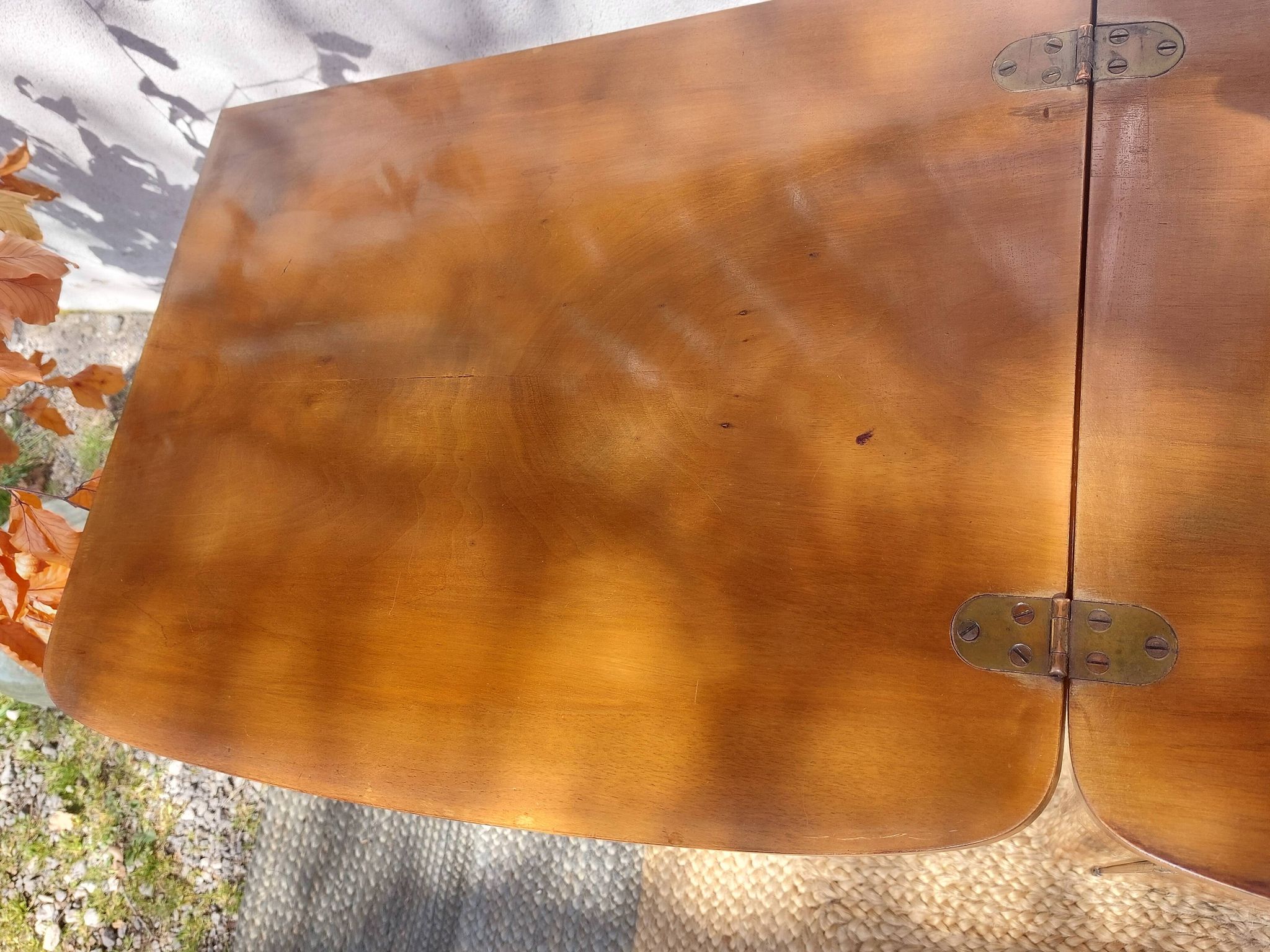 small wooden piece of furniture, vintage