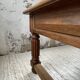 Solid walnut farmhouse castle table 1900 XXL