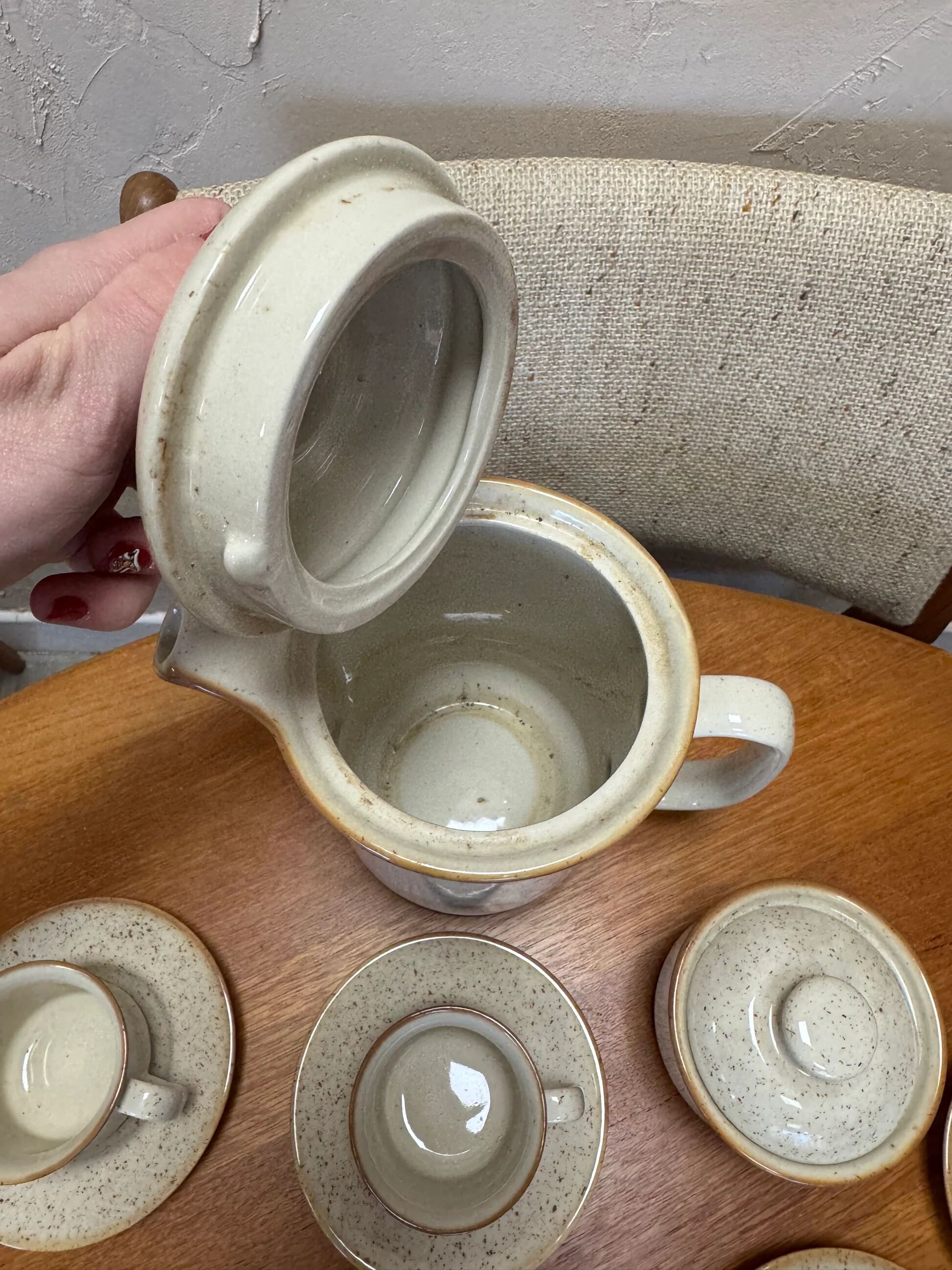 Beige coffee service, Tulowice