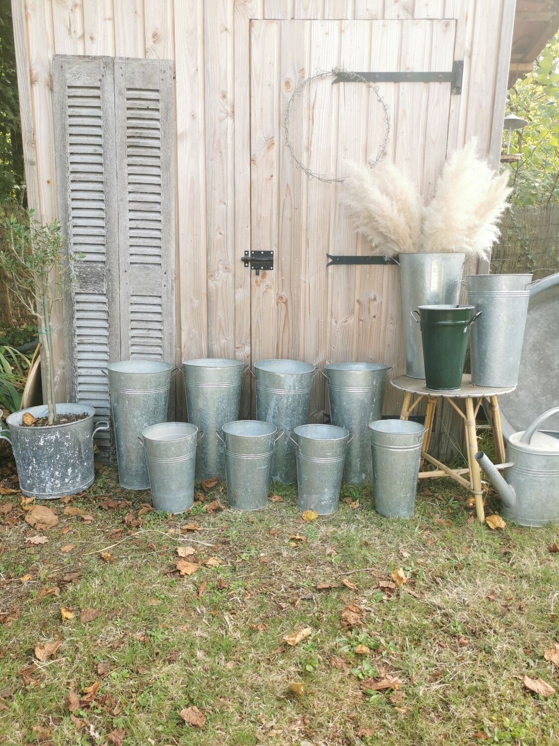 Zinc florist vase, n°5