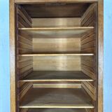 Large oak filing cabinet