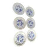 Lot de 6 assiettes italienne : Faenza C.B.M.