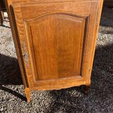 Vintage oak corner unit