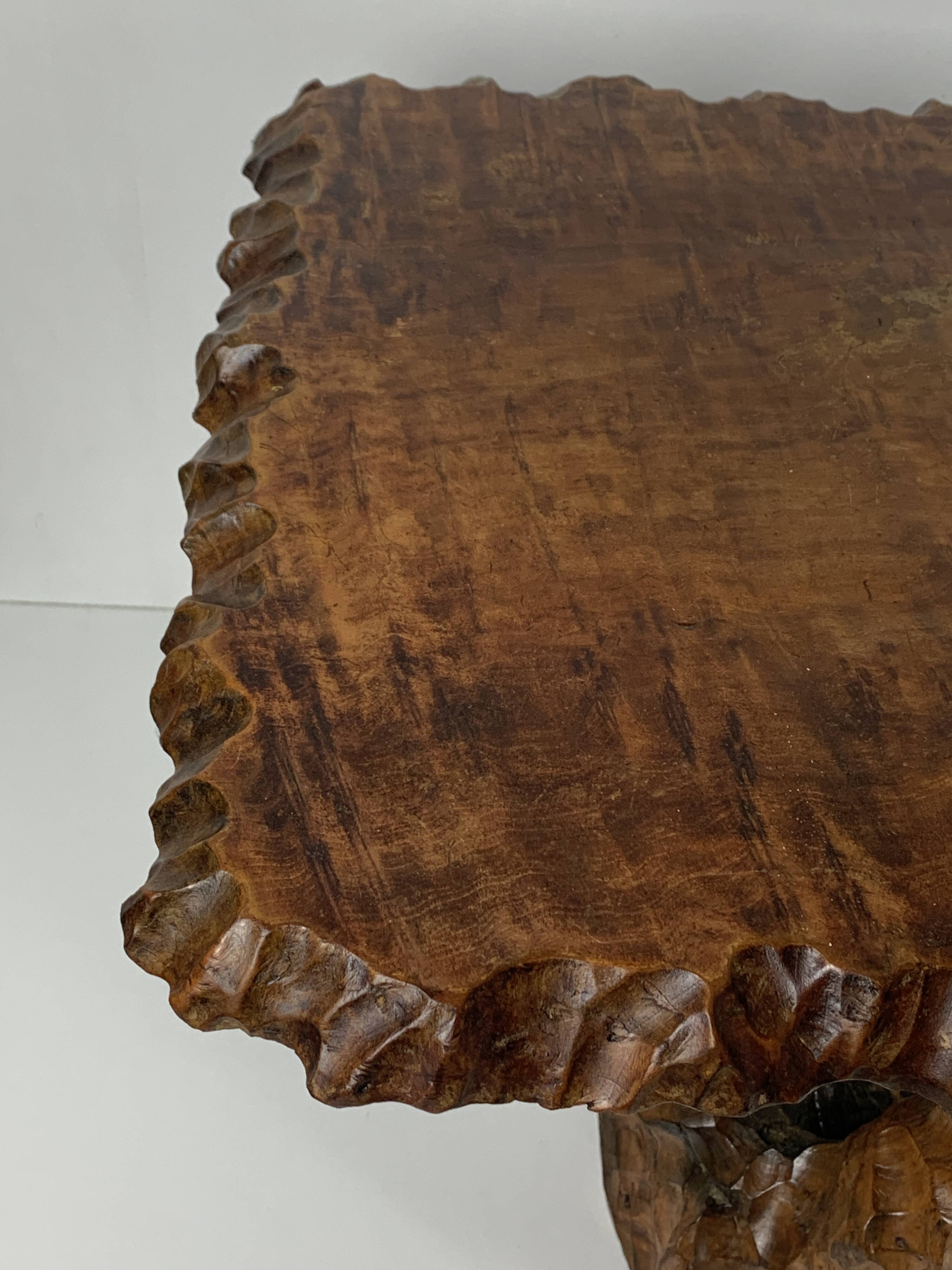 Biomorphic brutalist organic side table, Dutch 1960s