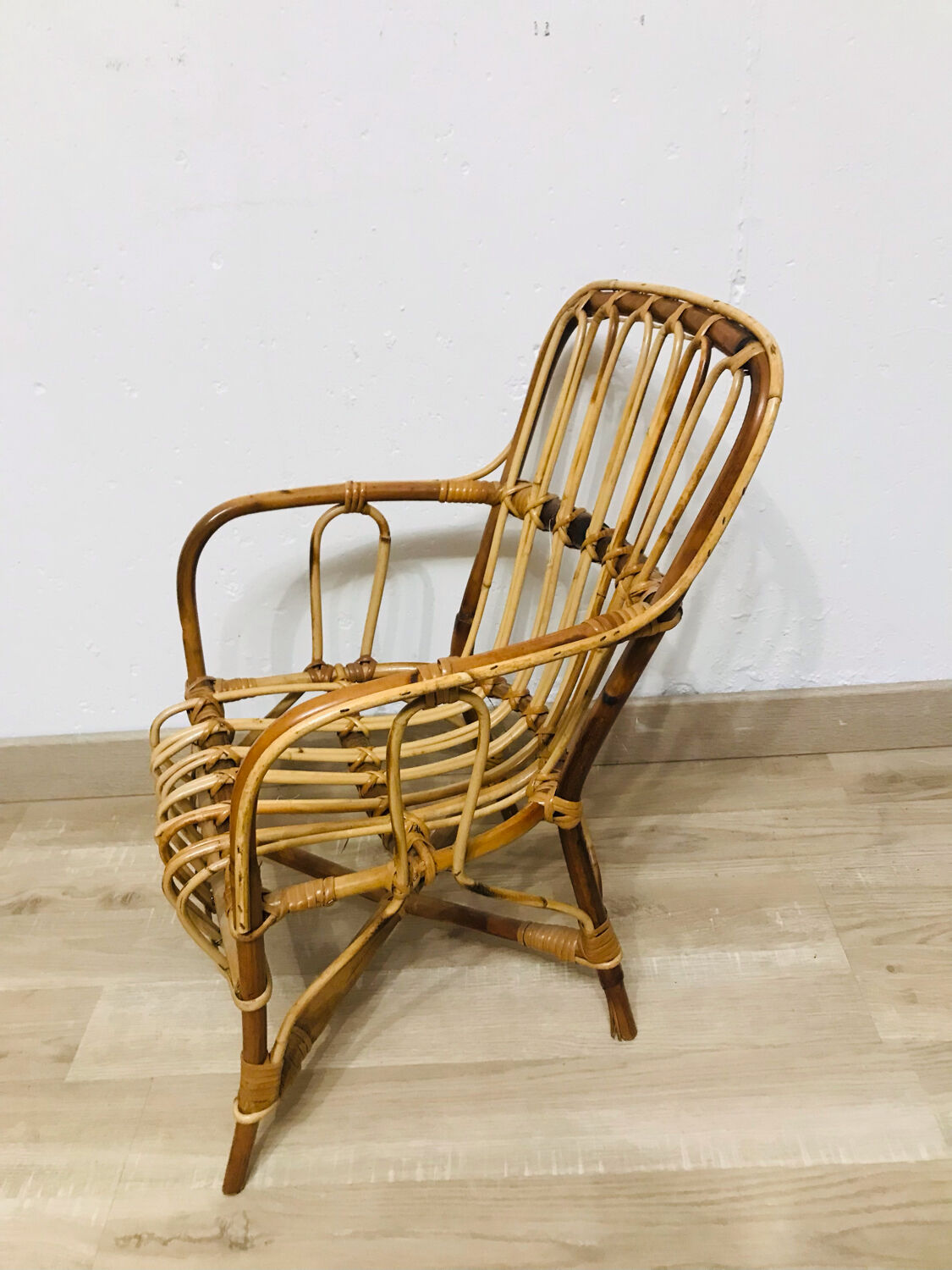 Fauteuil rotin pour enfants