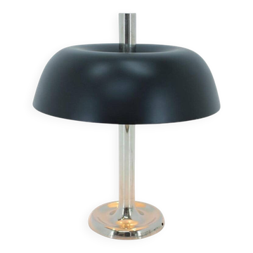 Grande lampe de bureau champignon extra-large au design mid-century par Hillebrand, 1970