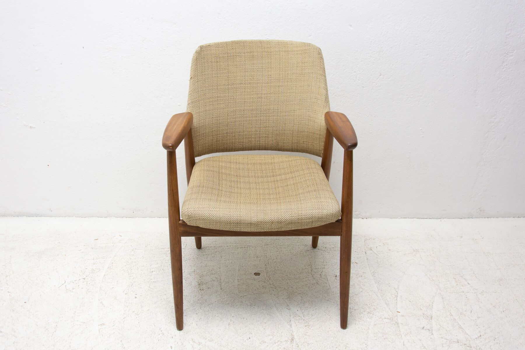 Midcentury scandinavian teak office chair, 1970´s