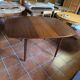 Scandinavian extendable teak table from the 1960s (butterfly extension)