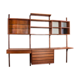 Danish modular teak shelf by Poul Cadovius 1960