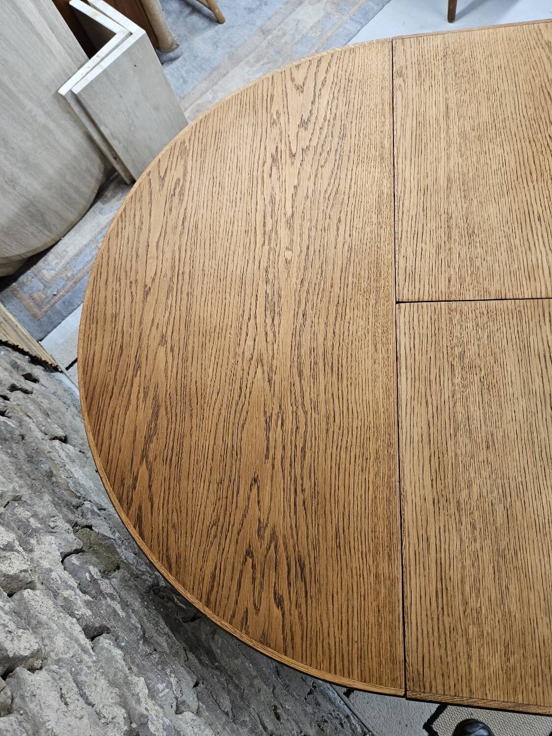 Vintage 1970s round dining table