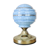 Old table lamp Clichy glass globe