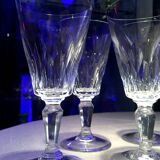 Set of 11 baccarat red wine glasses carcassonne model
