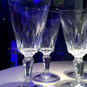 Set of 11 baccarat red wine glasses carcassonne model