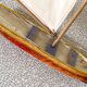 Basin sailing boat from the German brand Greiner, vintage toy.