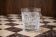 Vintage glass ice bucket with metal handle – 1960s bar style