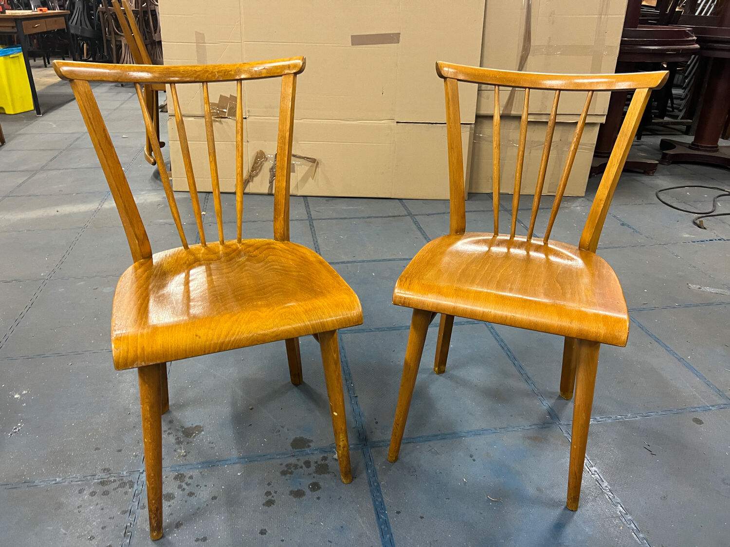 Pair of Scandinavian chairs