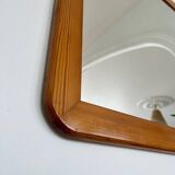 Vintage 70s pine mirror