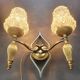 Pair of vintage wall sconces