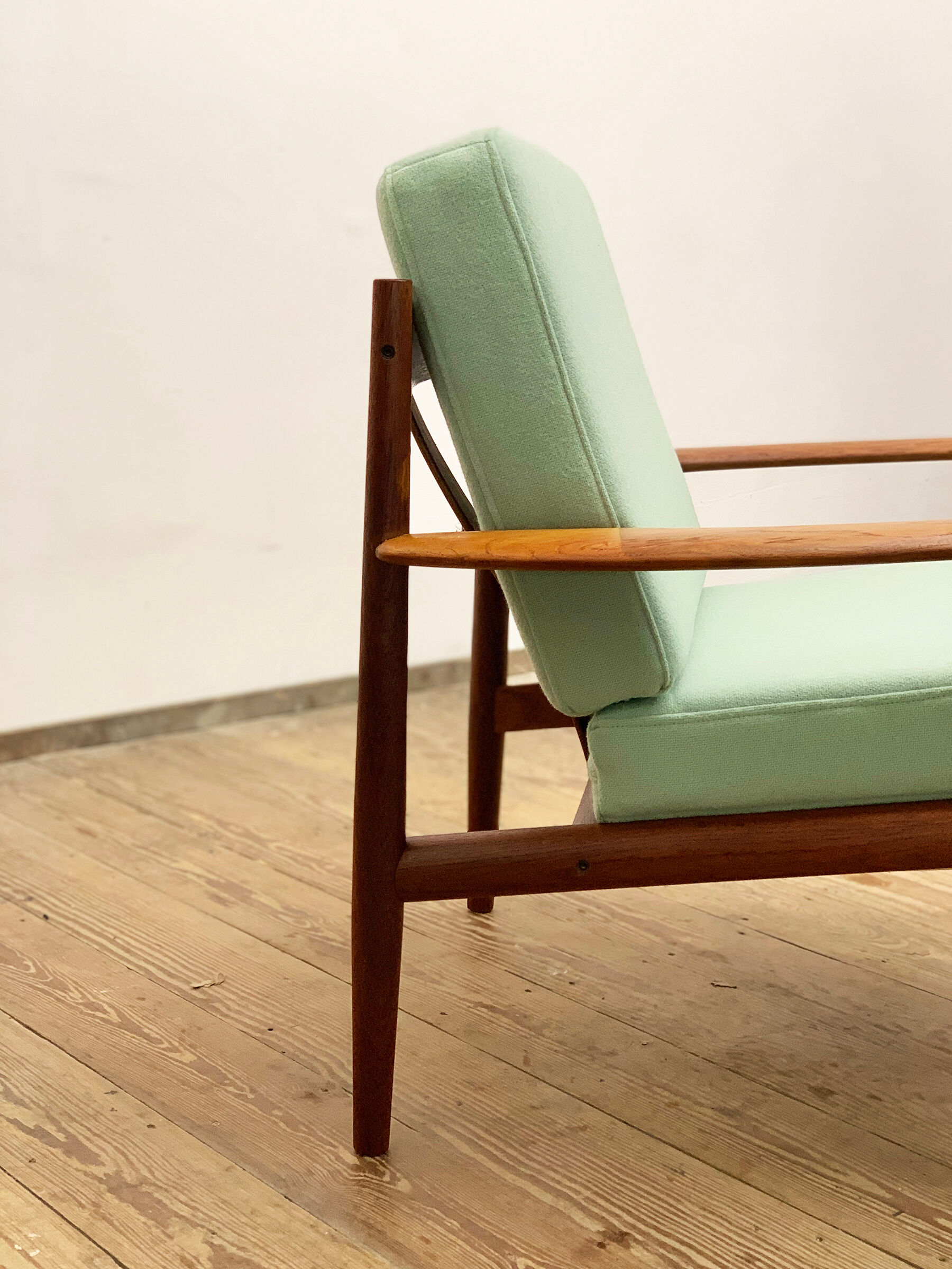 Mid Century Modern Teak armchair or easy chair by Grete Jalk for France & Son, Danish Design, 1950er